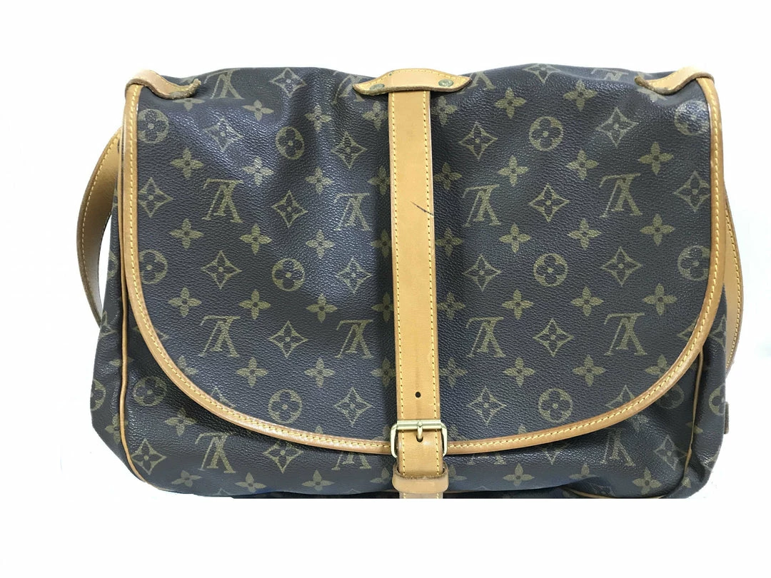 Best Sale 💯 Louis Vuitton Monogram Saumur 35 ❤️ - Image 2