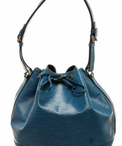 Hot Sale 😀 Louis Vuitton Blue Epi Leather Noe Shoulder Bag 👏
