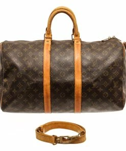 Best deal ✨ Louis Vuitton Keepall 45 cm Bandouliere Duffel Bag 👍