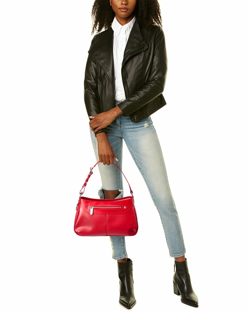 Cheapest ๐ Louis Vuitton Castilian Red Leather Turenne PM (Authentic Pre-Owned) ๐งจ - Image 5