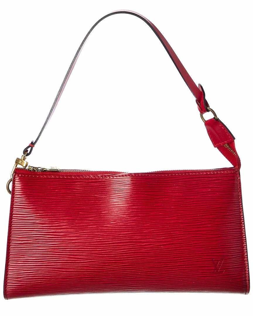 Best Sale 😍 Louis Vuitton Red Epi Leather Pochette Accessoires (Authentic Pre-Owned) ❤️