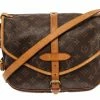 Outlet 🎉 Louis Vuitton Brown Monogram Canvas Saumur 30 Shoulder Bag 🛒
