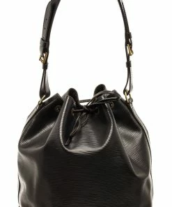 New 🎉 Louis Vuitton Black Epi Leather Noe Shoulder Bag 🎉