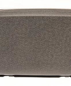 Deals 👏 Louis Vuitton Grey Taiga Leather XL Zippy Wallet 🎉