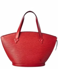 Hot Sale 🤩 Louis Vuitton Red Epi Leather Saint Jacques PM (Authentic Pre-Owned) 🎁