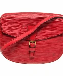 Best deal ๐ Louis Vuitton Red Epi Leather Jeune File Crossbody Bag โ