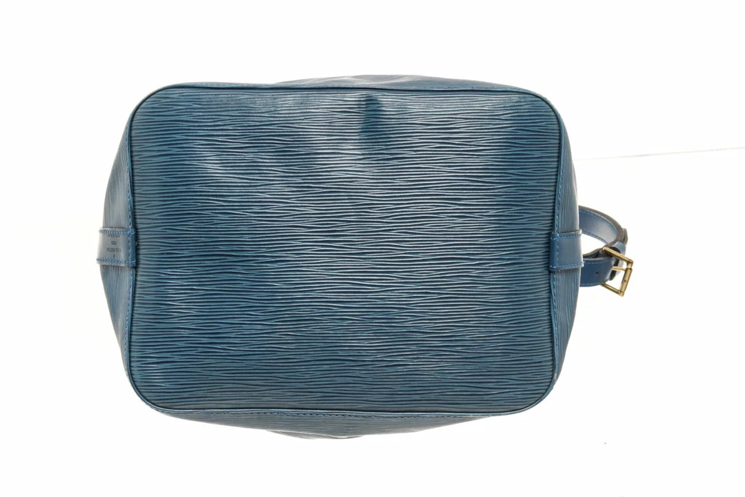 Cheapest โ๏ธ Louis Vuitton Blue Epi Leather Noe PM Shoulder Bag โญ - Image 4