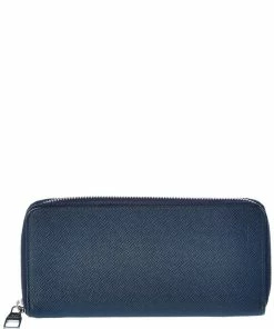 Best deal ⭐ Louis Vuitton Blue Jean Taiga Leather Zippy Wallet (Authentic Pre-Owned) 🌟