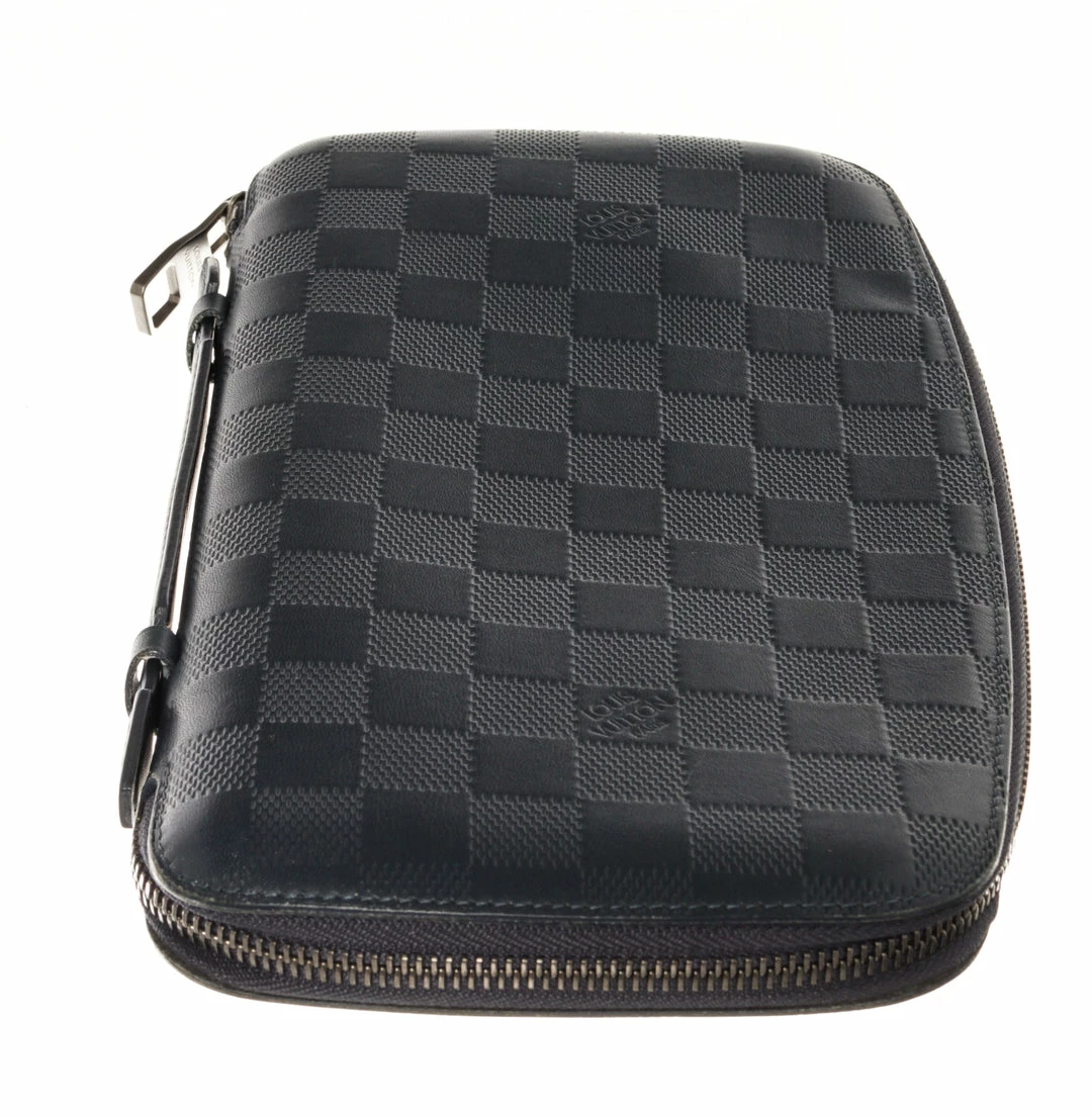 Budget 🌟 Louis Vuitton Black Taiga Leather Atoll Organizer Clutch 🎁 - Image 2