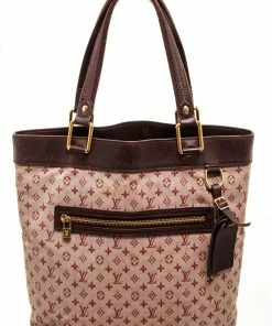 Coupon 🔔 Louis Vuitton Red Canvas Lucille GM Tote Bag ⌛