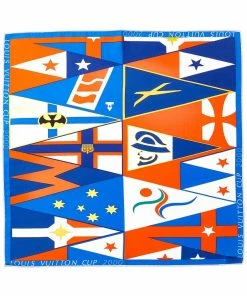 Promo ⌛ Louis Vuitton Multicolor Silk Scarf (Authentic Pre-Owned) 🥰