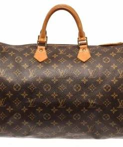 Outlet ✨ Louis Vuitton Brown Monogram Speedy 40cm Bag 😍
