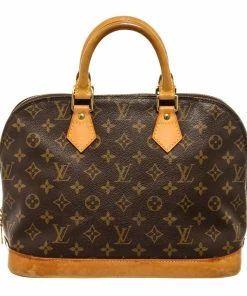 Best Sale ✨ Louis Vuitton Brown Monogram Canvas Alma PM Satchel Bag ❤️
