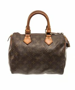 Flash Sale 😀 Louis Vuitton Brown Monogram Speedy 25 👜 Handbag 😉