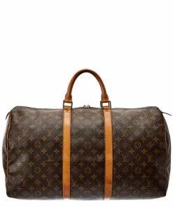 Buy 🤩 Louis Vuitton Monogram Canvas Keepall 50 (Authentic Pre-Owned) ✔️