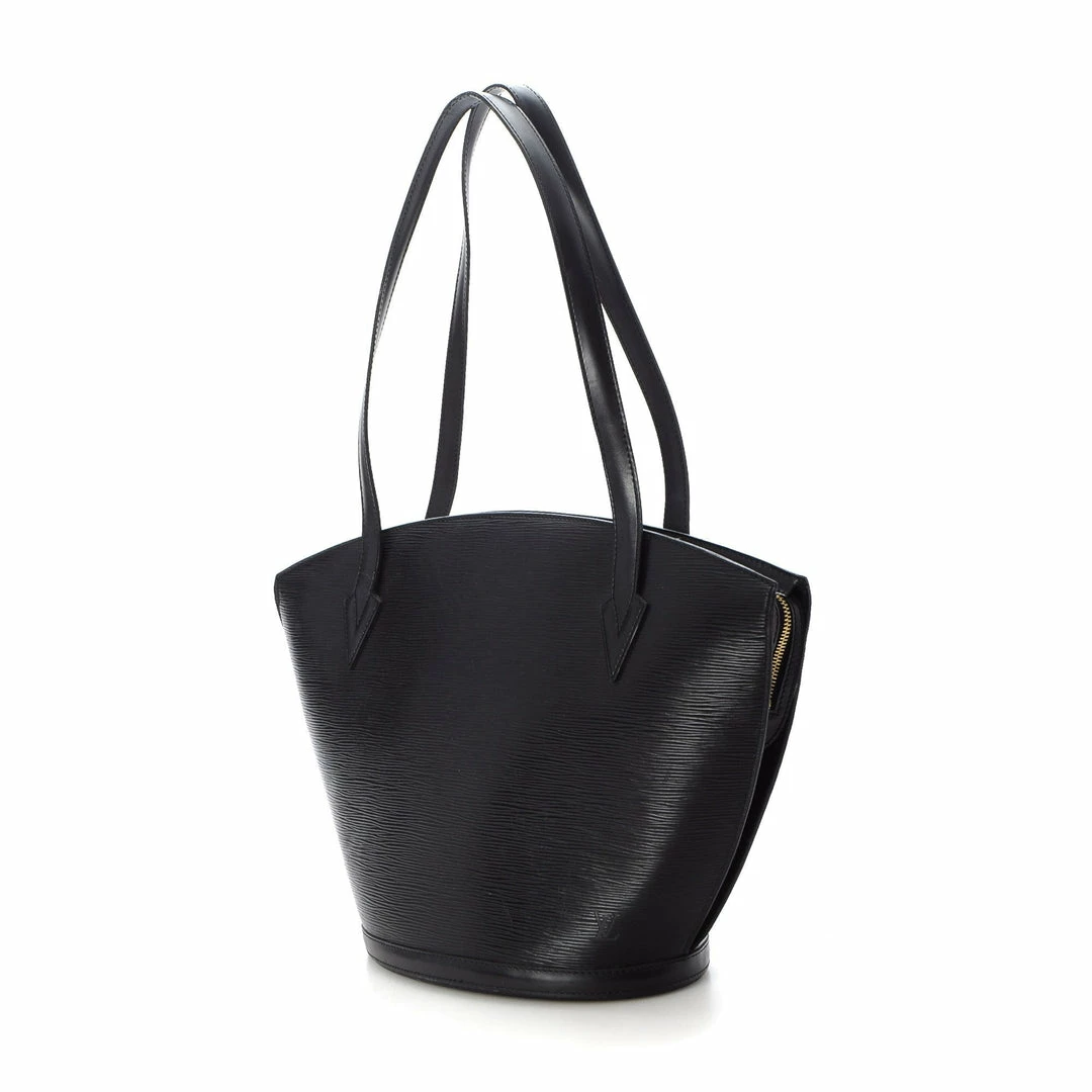 Buy ๐ Louis Vuitton Black Monogram St. Jacques Shopping Tote Bag ๐งจ - Image 4