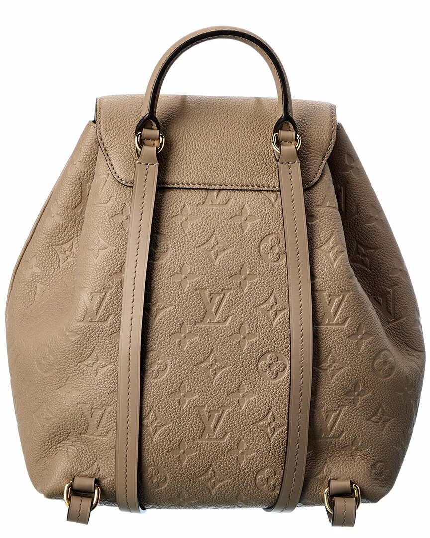 Flash Sale 🔔 Louis Vuitton Beige Monogram Empreinte Leather Montsouris PM (Authentic 👏 - Image 2