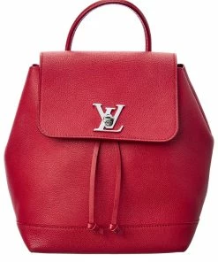 New 🎉 Louis Vuitton Red Epi Leather LockMe 🎒 Backpack (Authentic Pre-Owned) 🌟