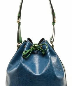 Coupon 🎁 Louis Vuitton Bi-Colored Epi Leather Noe Shoulder Bag 😀