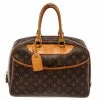 New 😍 Louis Vuitton Brown Monogram Canvas Deauville Satchel Bag 🛒