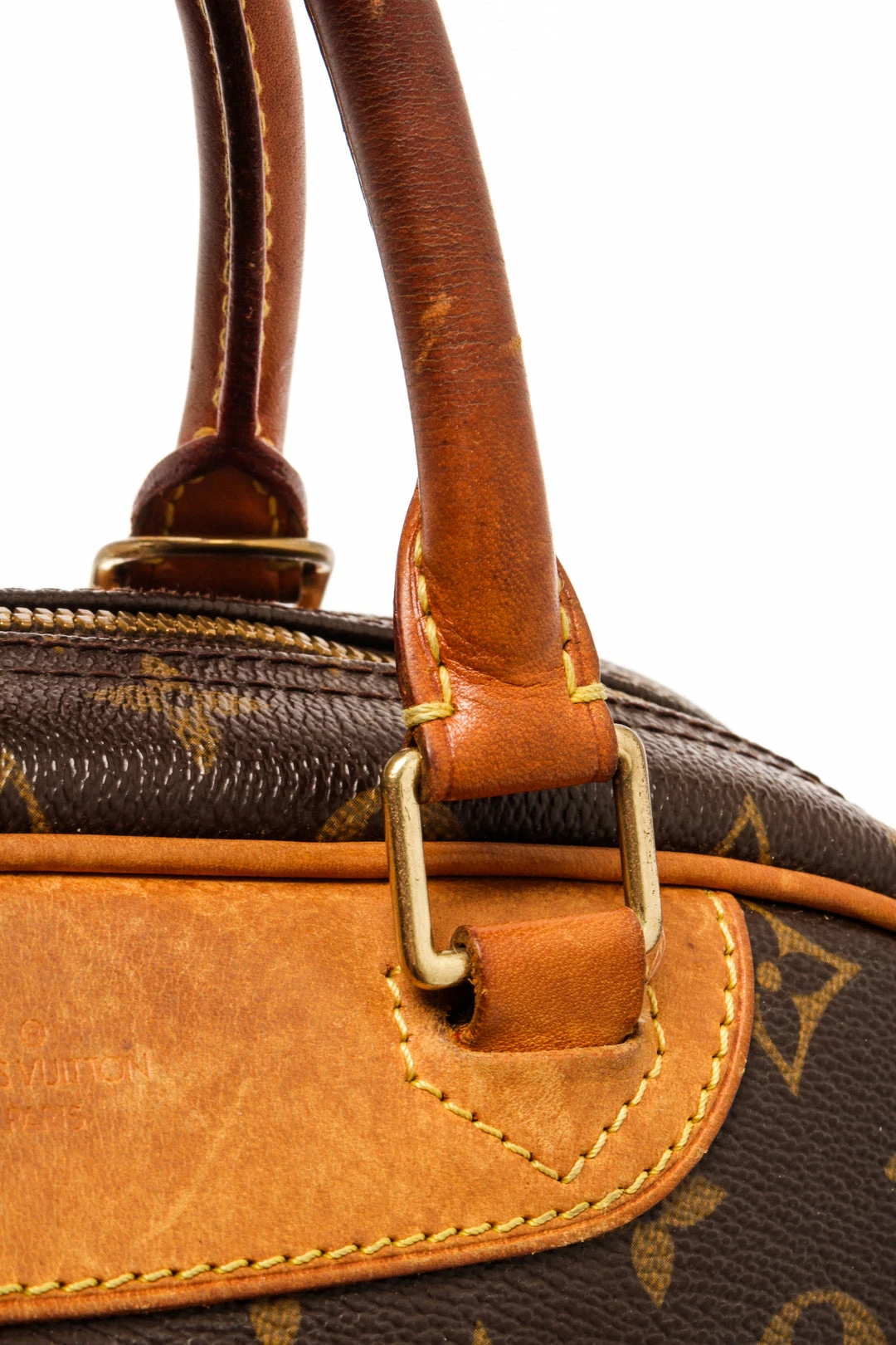 Budget ๐งจ Louis Vuitton Brown Monogram Canvas Trouville Satchel Bag ๐ - Image 4