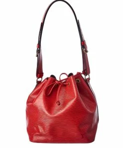 Top 10 👍 Louis Vuitton Red Epi Leather Noe Petite (Authentic Pre-Owned) 💯