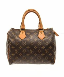 Buy ๐ Louis Vuitton Brown Monogram Speedy 25 Satchel Bag ๐