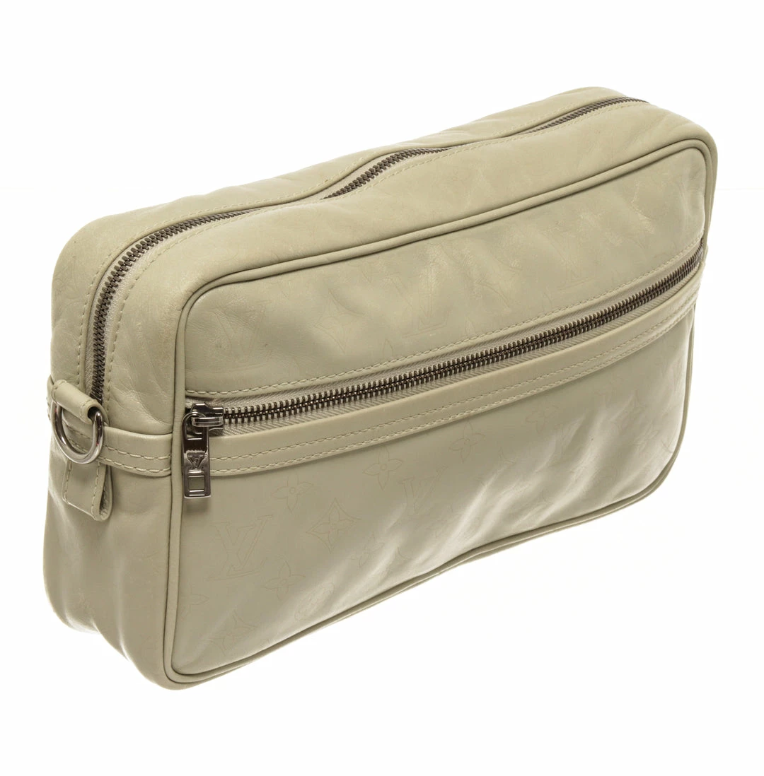 Cheap ๐คฉ Louis Vuitton White Monogram Defile Leather Irvington Shoulder Bag โ๏ธ - Image 4