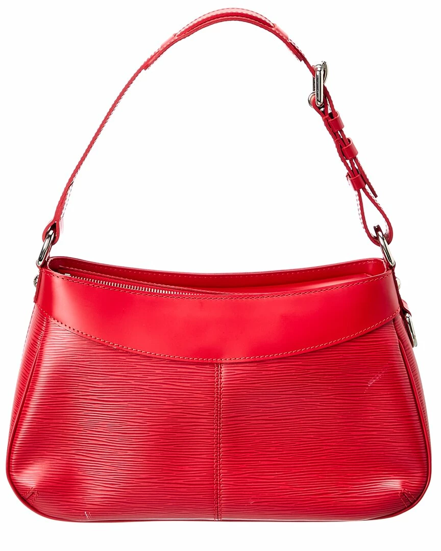 Cheapest ๐ Louis Vuitton Castilian Red Leather Turenne PM (Authentic Pre-Owned) ๐งจ - Image 2