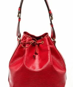 Best deal ๐ Louis Vuitton Red Epi Leather Noe Shoulder Bag ๐งจ
