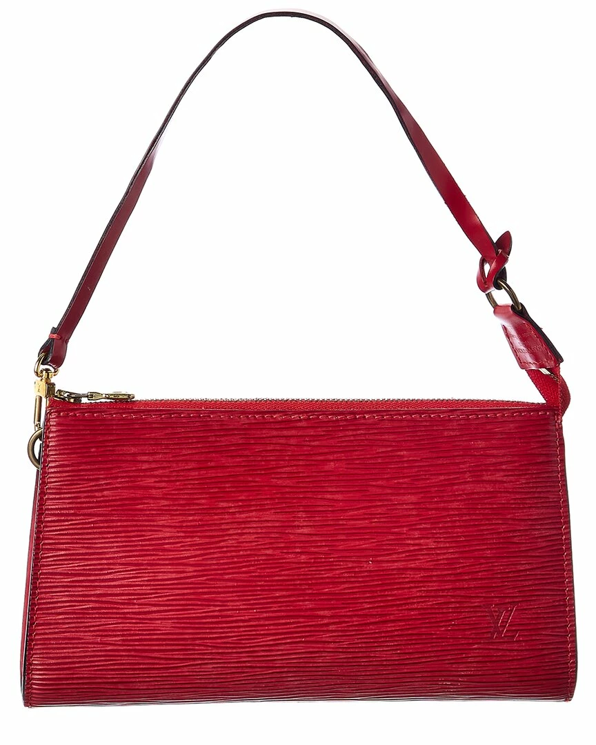Promo 💯 Louis Vuitton Red Epi Leather Pochette Accessoires (Authentic Pre-Owned) 💯