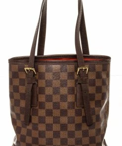 Best reviews of 🧨 Louis Vuitton Damier Ebene Marais Bucket Bag 🌟