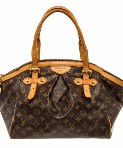 Cheap ✔️ Louis Vuitton Brown Monogram Canvas Tivoli GM Shoulder Bag 🤩