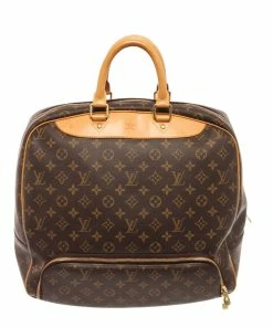Buy ✔️ Louis Vuitton Brown Monogram Canvas Evasion Boston Bag ❤️