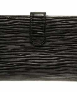 Top 10 😍 Louis Vuitton Black Epi Leather French Wallet 🌟