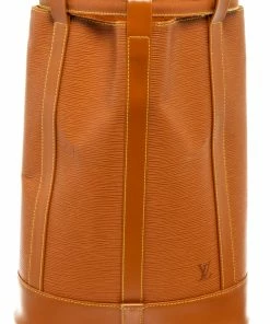 Cheapest 🔥 Louis Vuitton Brown Epi Leather Randonnee PM Shoulder Bag 🌟