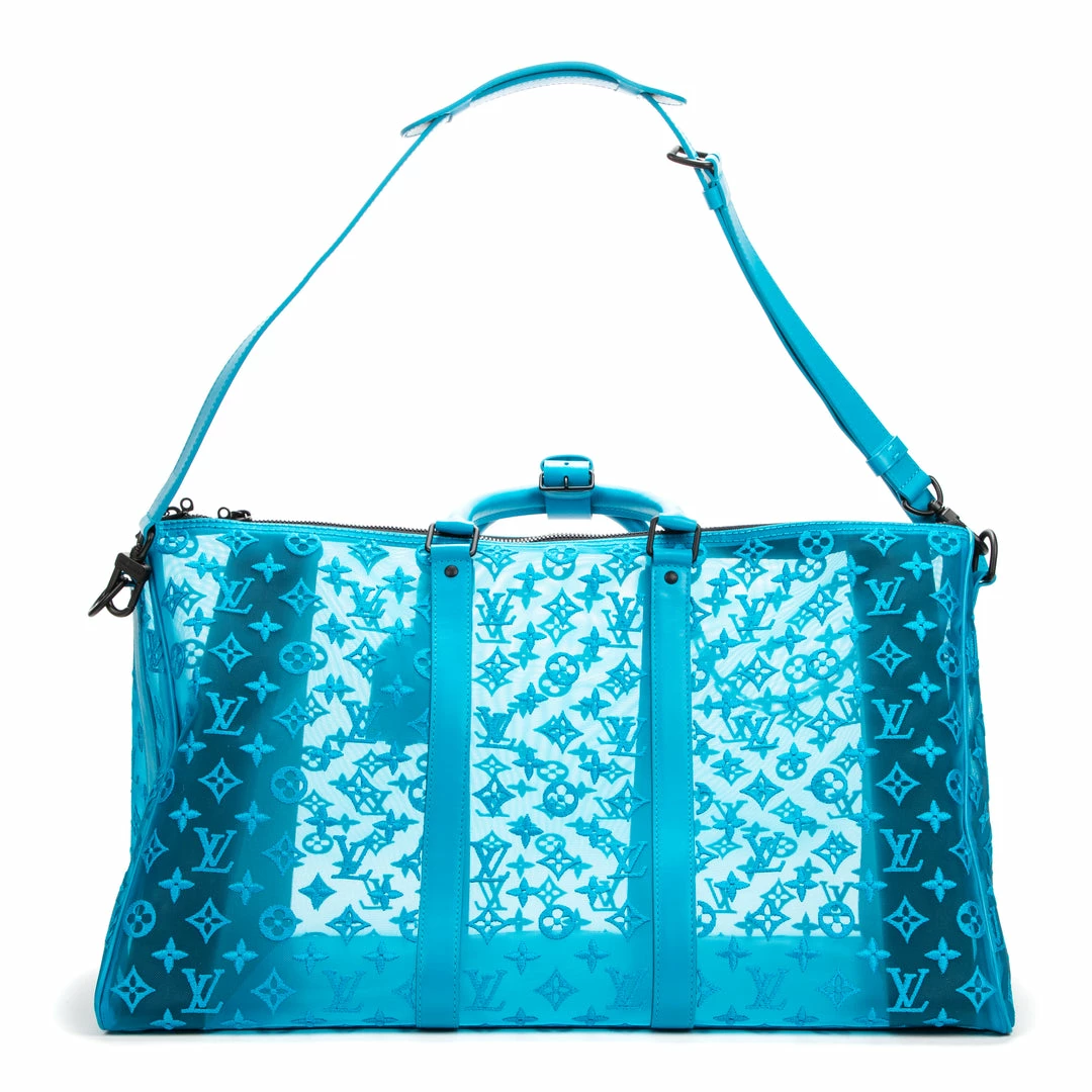 Best Sale ๐คฉ Louis Vuitton "Triangle Seethrough" Keepall Bandouliere 50 ๐ - Image 4