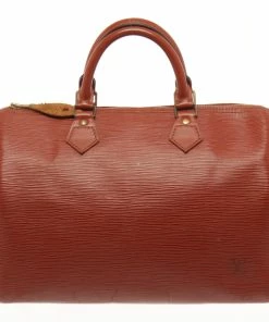 Budget 🛒 Louis Vuitton Brown Epi Leather Speedy 30 👜 Handbag 😍
