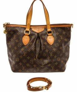 Cheap โ Louis Vuitton Brown Monogram Palermo PM Shoulder Bag ๐ฏ