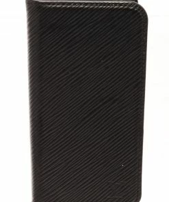 Cheap ๐ Louis Vuitton Black Taiga Leather Iphone XS Folio Cover โ๏ธ