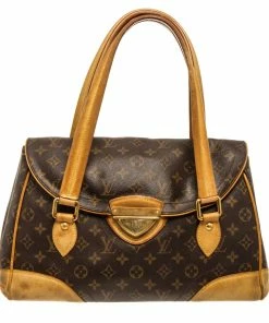 Best reviews of ๐ Louis Vuitton Brown Monogram Canvas Leather Beverly GM Shoulder Bag ๐งจ