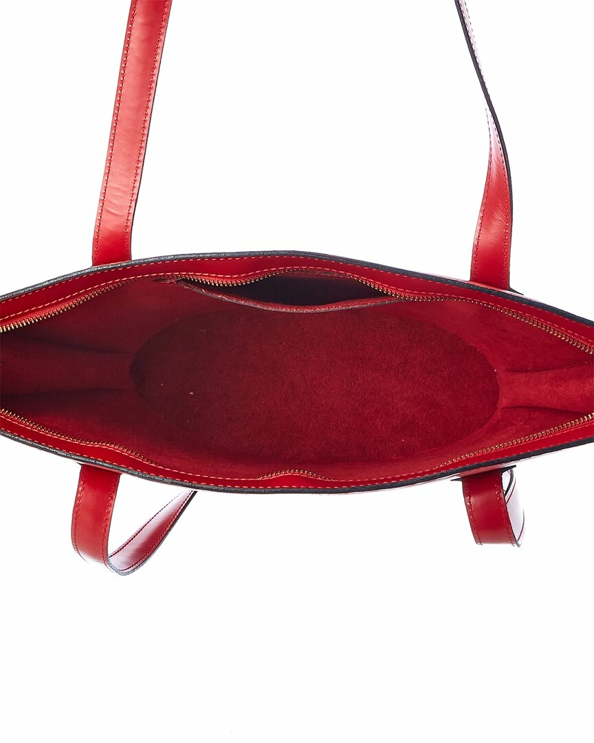 New ⌛ Louis Vuitton Castilian Red Leather Saint Jacques (Authentic Pre-Owned) ✔️ - Image 4