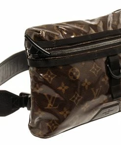 Wholesale 🛒 Louis Vuitton Brown Limited Edition Monogram Glaze Canvas PM Crossbody ⭐