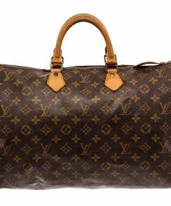 Hot Sale 🌟 Louis Vuitton Brown Monogram Canvas Speedy 40 Satchel Bag 🌟