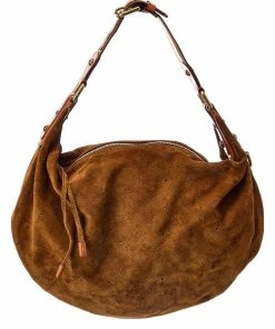 Discount 🔔 Louis Vuitton Brown Alcantara Onatah PM (Authentic Pre-Owned) 💯