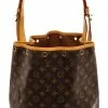 Coupon 🔥 Louis Vuitton Brown Monogram Noe PM Shoulder Bag 🎁