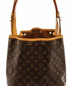 Coupon 🔥 Louis Vuitton Brown Monogram Noe PM Shoulder Bag 🎁