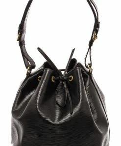 Cheap 🎁 Louis Vuitton Black Epi Leather Noe Shoulder Bag 🎉