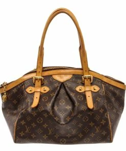 Cheap ✔️ Louis Vuitton Brown Monogram Tivoli GM Satchel Bag 🌟