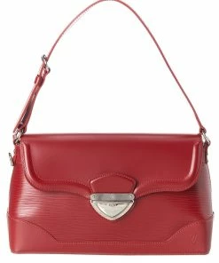 Hot Sale ⭐ Louis Vuitton Red Epi Leather Bagatelle PM (Authentic Pre-Owned) 🤩